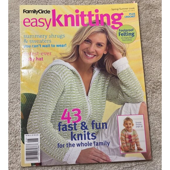 2 Family Circle Easy Knitting Magazine Spring/Summer 2006 Issue - Picture 2 of 12